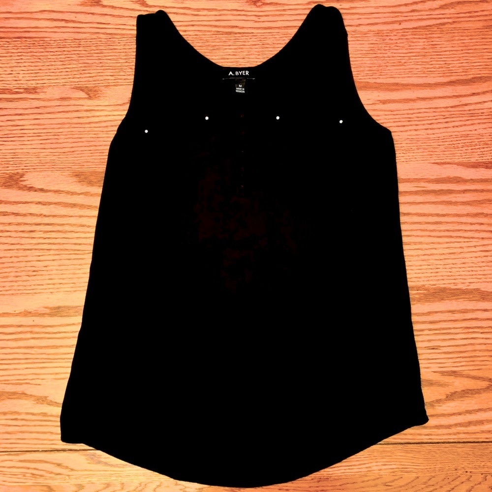 Sleeveless Black Top by A. Byer